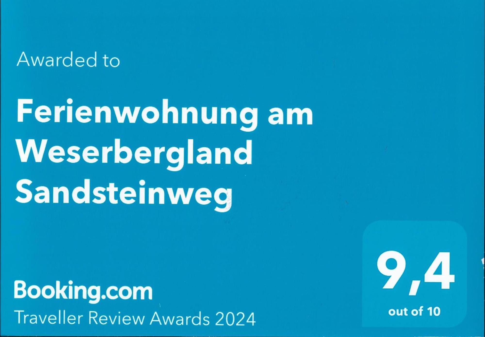 Ferienwohnung Am Weserbergland Sandsteinweg Arholzen Экстерьер фото